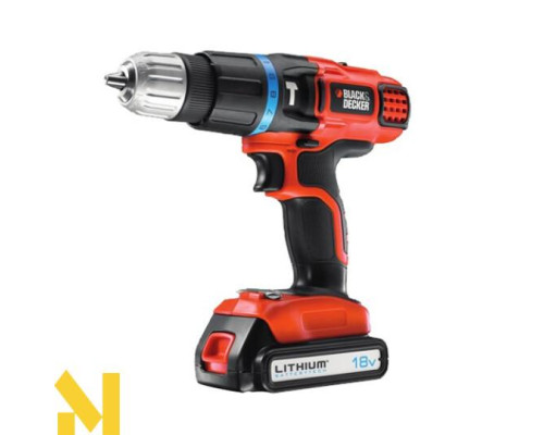 Акумуляторний дриль-шуруповерт з ударом Black&Decker EGBL188K