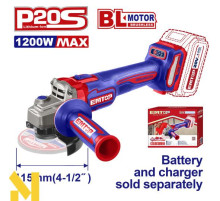 Болгарка (кутова шліфмашина) EMTOP ELAG221153 (без АКБ та ЗП)