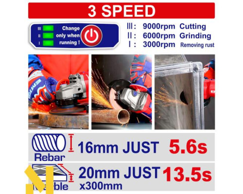 Болгарка (кутова шліфмашина) EMTOP ELAG2211532