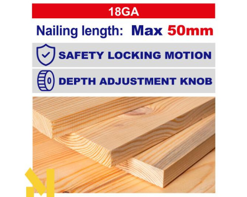 Цвяхозабивач акумуляторний EMTOP ELBNLI5008