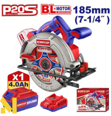 Пила дискова акумуляторна EMTOP ELCS18511