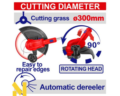 Тример акумуляторний EMTOP ELGT20328 (без АКБ та ЗП)