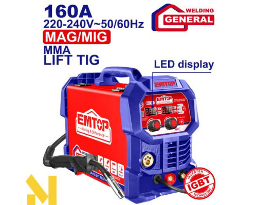 Зварювальний інвентор EMTOP EMGT1652