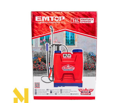 Обприскувач ранцевий EMTOP ESPP41602