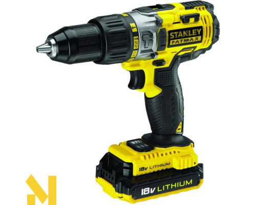 Дриль-шуруповерт акумуляторний ударний STANLEY FATMAX FMC626C2K