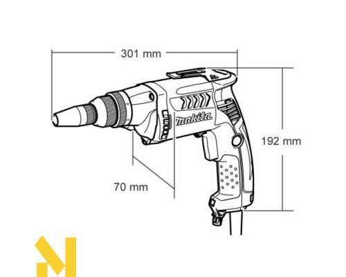 Шуруповерт мережевий Makita FS2700