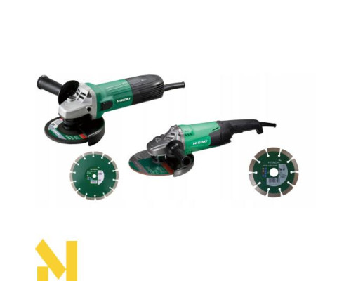 Набір болгарок (кутових шліфмашин) електричних Hikoki KG 23SA(SC)