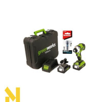 Гайковерт акумуляторний Greenworks GD24IDK2X