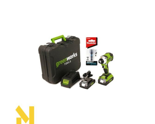 Гайковерт акумуляторний Greenworks GD24IDK2X