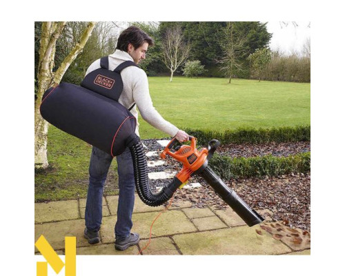 Пилосос-повітродувка садова електрична Black&Decker GW3031BP