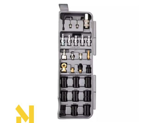 Набір інструментів пневматичних Hecht 002075E, 71 шт