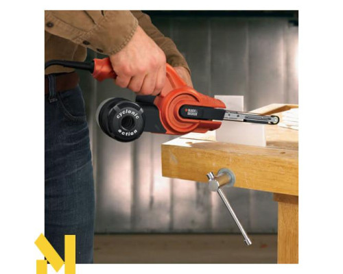 Шліфмашина стрічкова (напилок) електрична Black&Decker KA900E