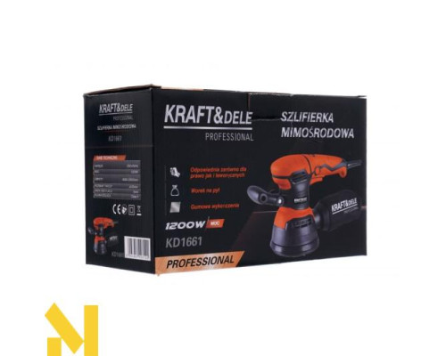 Шліфмашина ексцентрикова Kraft&Dele KD1661