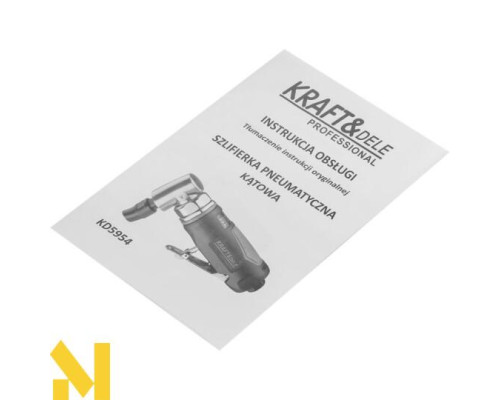 Шліфмашина пряма пневматична Kraft&Dele KD5954