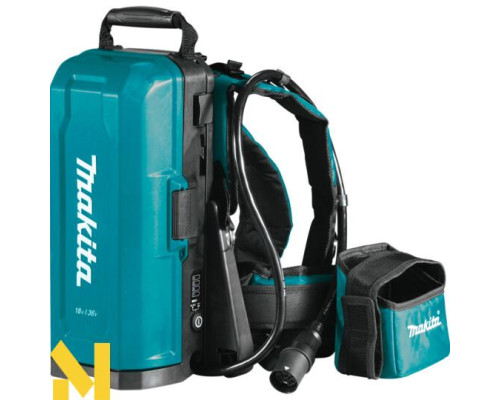 Набір Makita газонокосарка LM001CZ + рюкзак для акумуляторів PDC01 + набір акумуляторів (198091-4)