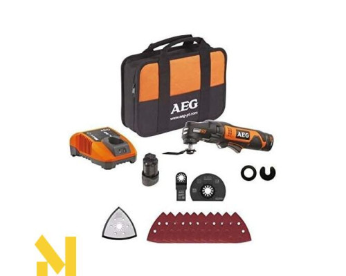 Багатофункціональний інструмент (реноватор) акумуляторний AEG OMNI12C LI-152B SET1