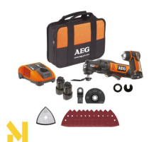 Багатофункціональний інструмент (реноватор) акумуляторний AEG OMNI12C LI-152B SET2