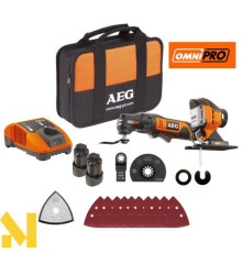 Багатофункціональний інструмент (реноватор) акумуляторний AEG OMNI12C LI-152B SET3