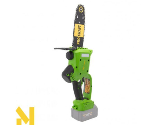 Міні-пила акумуляторна Procraft PKA-20 + зарядний пристрій 20/1 Prof + АКБ 20/8 Universal