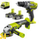 Набір з 2 інструментів Ryobi R18DDAG-215S