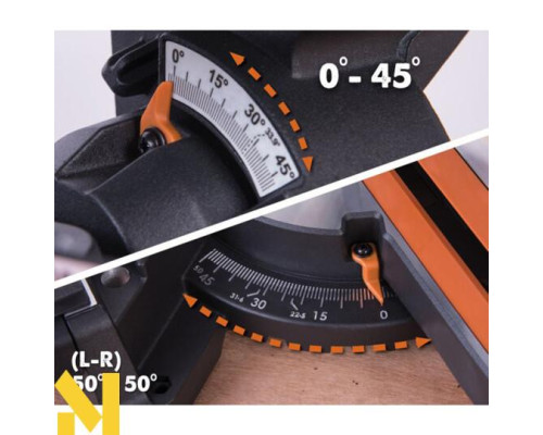 Пила торцювальна Evolution R255SMS+