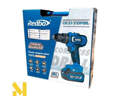 Дриль-шуруповерт акумуляторний Redbo OLD-20PBL