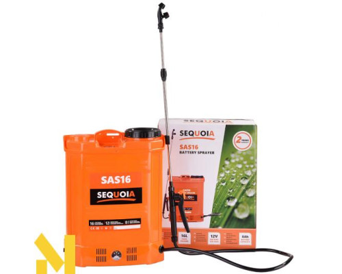 Обприскувач акумуляторний ранцевий SEQUOIA SAS16