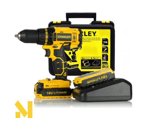 Акумуляторна дриль-шуруповерт Stanley SCD20C2K