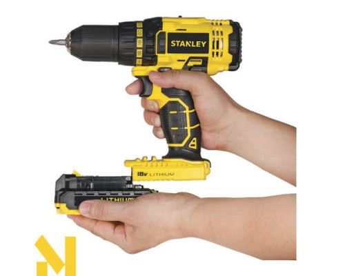 Акумуляторна дриль-шуруповерт Stanley SCD20C2K