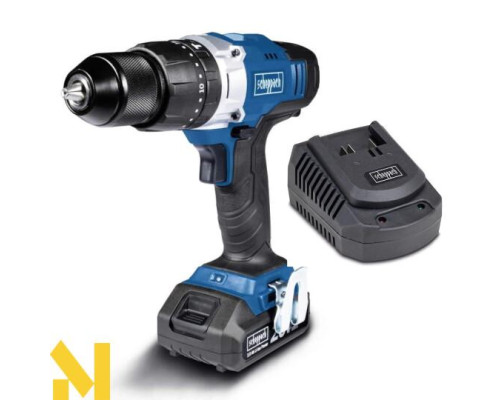 Дриль-шуруповерт ударний акумуляторний Scheppach CCD45-20ProS (1 АКБ та ЗП)