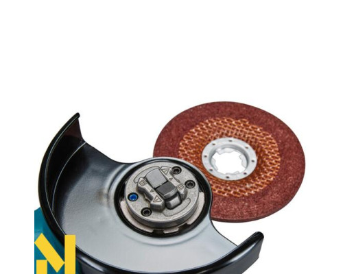 Болгарка (кутова шліфмашина) Makita X-LOCK GA5080RX02 + диски (E-00418)