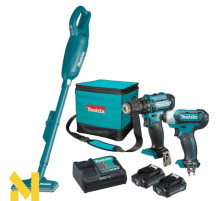 Набір інструментів акумуляторних Makita CLX224SA + пилосос Makita CL106FDZ