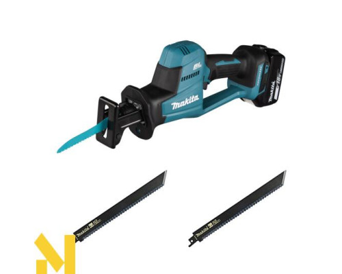 Пила шабельна акумуляторна Makita DJR189Z + АКБ BL1830B + пиляльні полотна B-52124x2 (без ЗП)