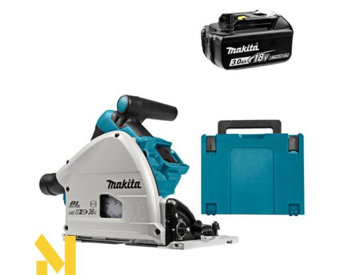 Пила занурювальна акумуляторна Makita DSP600ZJ + АКБ BL1830B (без ЗП)