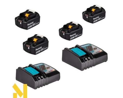 Набір акумуляторного інструменту Makita SET-DTW1001RTJ-0425 (DTW1001RTJ + DHP485RFJ)