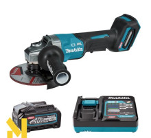 Болгарка (кутова шліфмашина) акумуляторна Makita XGT 40 V MAX GA036GZ + BL4040 + DC40RA