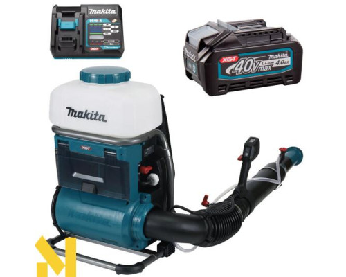Обприскувач акумуляторний ранцевий Makita PM001GZ01 (АКБ BL4040 + ЗП DC40RA)