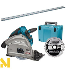 Пила дискова занурювальна з AWS Makita XGT 40 V MAX SP001GZ03 + диск E-12158 + шина 194367-7 (без АКБ та ЗП)