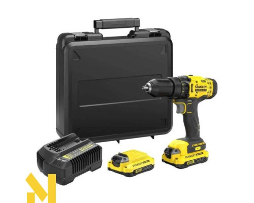 Дриль-шурупокрут акумуляторний STANLEY FATMAX SFMCD700C2K