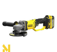 Болгарка (кутова шліфмашина) акумуляторна STANLEY FATMAX SFMCG400M2K