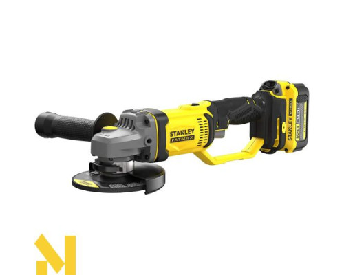 Болгарка (кутова шліфмашина) акумуляторна STANLEY FATMAX SFMCG400M2K