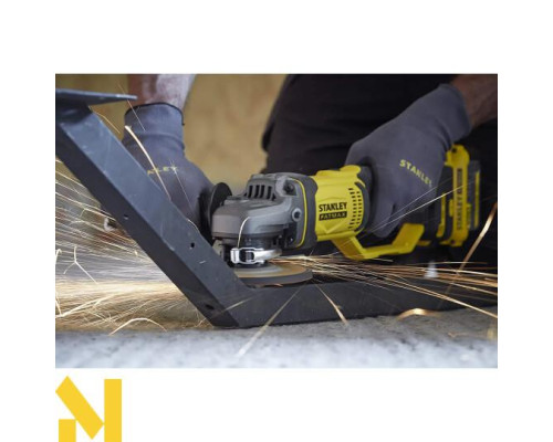 Болгарка (кутова шліфмашина) акумуляторна STANLEY FATMAX SFMCG400M2K