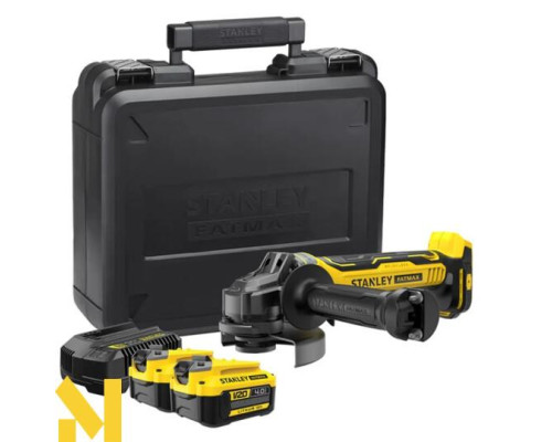 Болгарка (кутова шліфмашина) акумуляторна безщіткова STANLEY FATMAX SFMCG700M2K