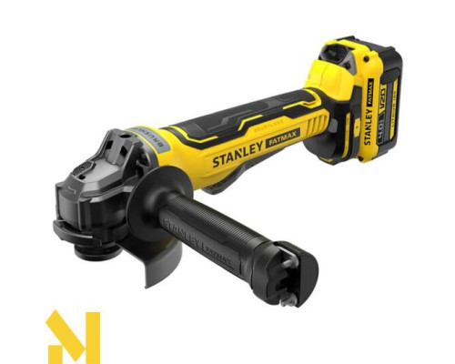 Болгарка (кутова шліфмашина) акумуляторна безщіткова STANLEY FATMAX SFMCG700M2K