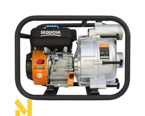 Мотопомпа бензинова для чистої та брудної води SEQUOIA SPP1100D