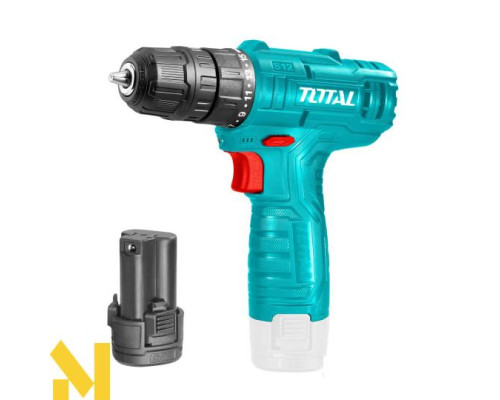 Дриль-шуруповерт акумуляторний TOTAL TDLI12415E