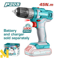 Шуруповерт акумуляторний TOTAL TDLI200515 (без АКБ та ЗП)