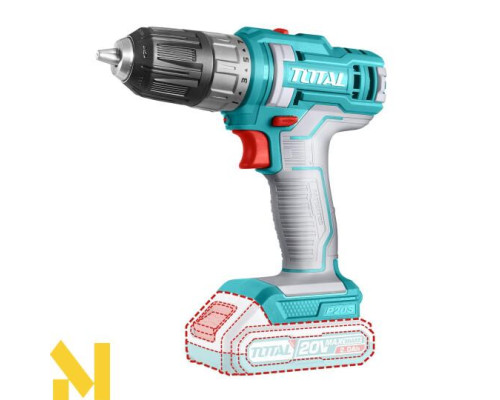 Шуруповерт акумуляторний TOTAL TDLI200515 (без АКБ та ЗП)