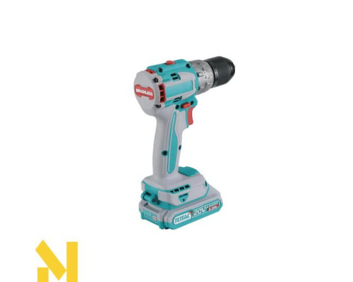 Шуруповерт безщітковий акумуляторний TOTAL TDLI206021 (без АКБ та ЗП)