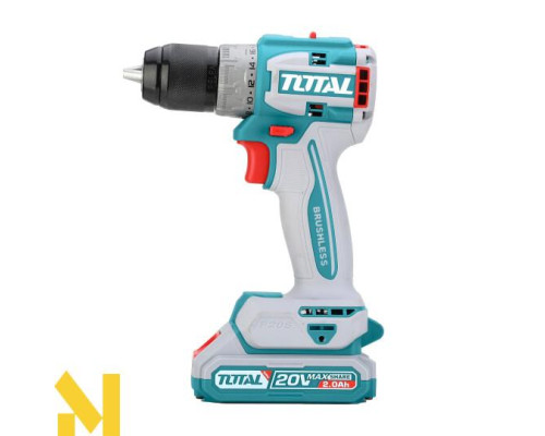 Шуруповерт безщітковий акумуляторний TOTAL TDLI206021 (без АКБ та ЗП)